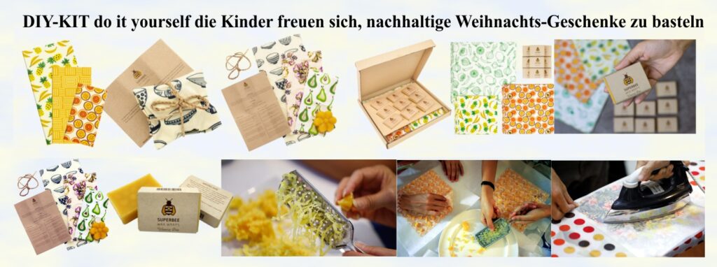 Bienenwachstuch Weihnachtsgeschenke